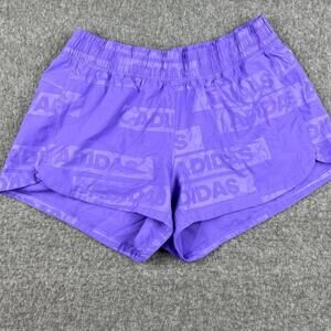 Adidas Women's Purple Graphic Shorts Sz XS